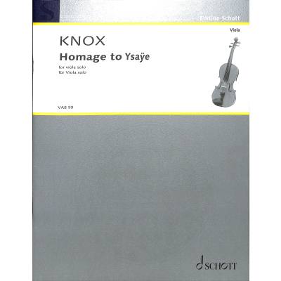0842819108719 - Homage to Ysaye
