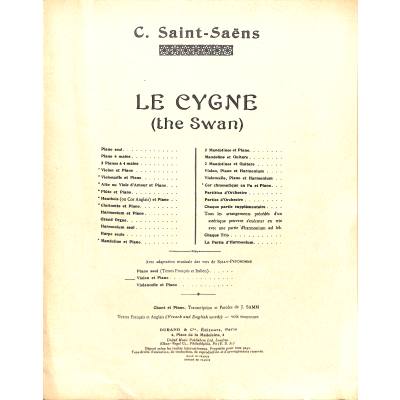 9790044033409 - Le cygne - der Schwan - the swan 9790044033409 - Le cygne - der Schwan - the swan