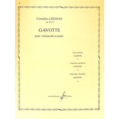 9790043000730 - Gavotte op 25 2 9790043000730 - Gavotte op 25 2