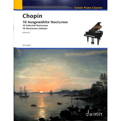 9783795719142 - 10 Ausgewählte Nocturnes - Frédéric Chopin Geheftet