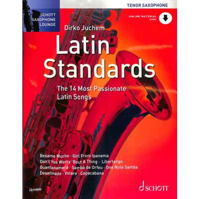 9783795718787 - Noten LATIN STANDARDS Tenorsaxophon Dirko Juchem Schott ED 21569D