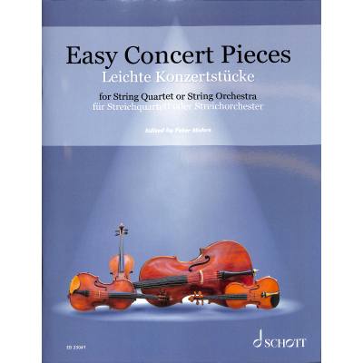 9783795703899 - Noten Easy Concert pieces Streichquartett incl Einzelstimmen ED Schott ED 23041