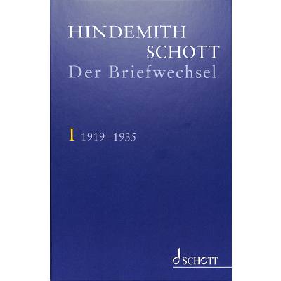 9783795719166 - Hindemith - Schott Der Briefwechsel - Paul Hindemith