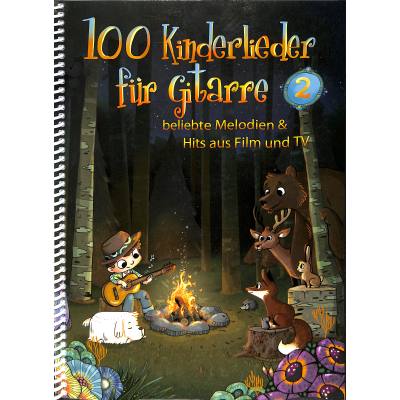 9783954562305 - Noten 100 Kinderlieder für Gitarre 2 BOE7963 leicht spielbar