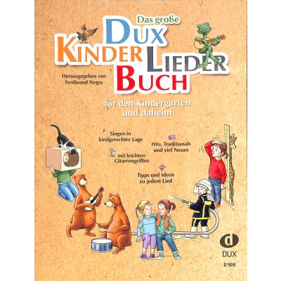 9783868493450 - Das große DUX-Kinderliederbuch Kartoniert (TB)