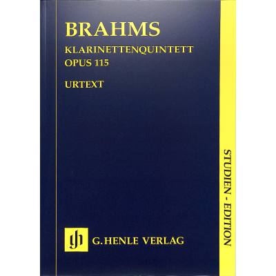 9790201893938 - Klarinettenquintett h-moll op 115 SE - Johannes - Klarinettenquintett h-moll op 115 für Klarinette (A) 2 Violinen Viola und Violoncello Brahms Kartoniert (TB)