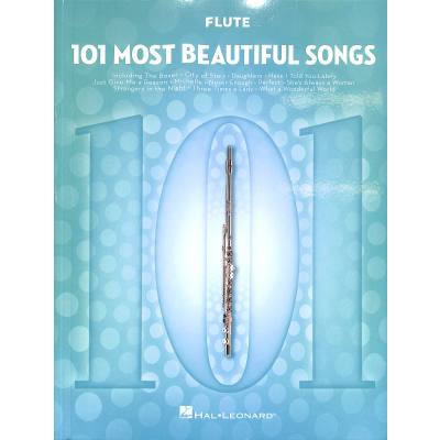 0888680925116 - Noten 101 most beautiful songs Querflöte Pop- & Instrumentalmusik HL 291023