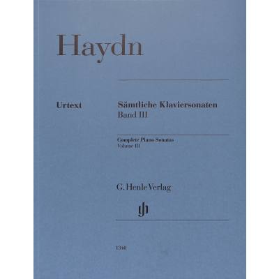 9790201813400 - Haydn Joseph - Sämtliche Klaviersonaten Band III Kartoniert (TB)