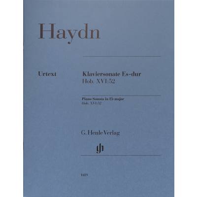 9790201814896 - G Henle Urtext-Ausgabe   Joseph Haydn - Klaviersonate Es-dur Hob XVI52 - Joseph Haydn Kartoniert (TB)