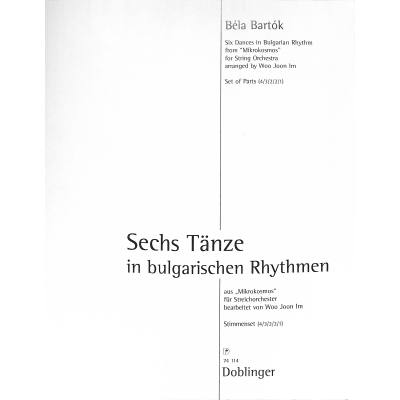 9790012411871 - 6 Tänze in bulgarischen Rhythmen