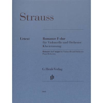 9790201814681 - G Henle Urtext-Ausgabe   Strauss Richard - Violoncelloromanze F-dur Kartoniert (TB)