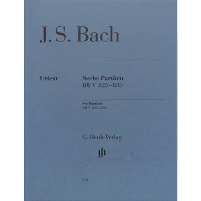 9790201805184 - Bach Johann Sebastian Bach Johann Sebastian - Sechs Partiten BWV 825-830