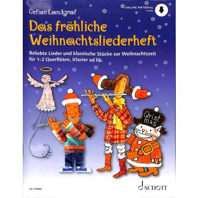 9783795722036 - Die fröhliche Querflöte   Das fröhliche Weihnachtsliederheft - Gefion Landgraf Geheftet