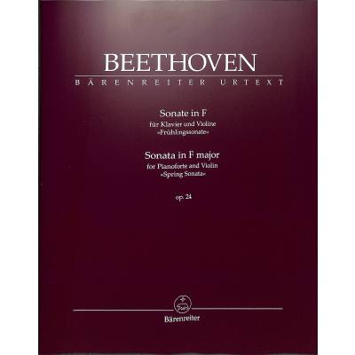 9790006568505 - Sonate für Klavier und Violine op 24 Frühlingssonate Partitur - Ludwig van Beethoven Kartoniert (TB)