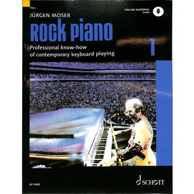 9783795721787 - Noten Rock Piano 1 Jürgen Moser ED 7029D incl Audio-downloadcode