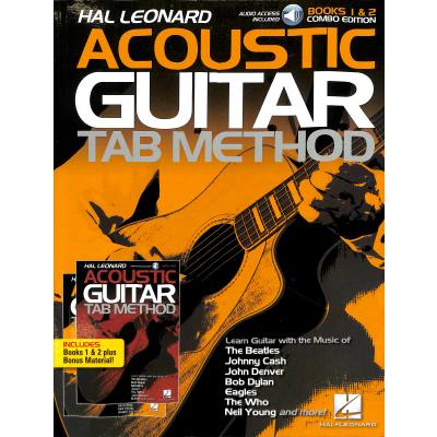 0888680914998 - Hal Leonard acoustic guitar tab method 1 + 2