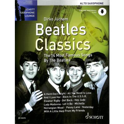 9783795721770 - Noten Beatles Classics Altsaxophon incl Audio-Downloadcode 14 Titel ED 22637D