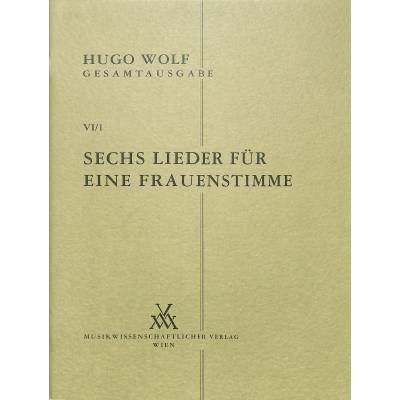 9790500252405 - 6 Lieder für eine Frauenstimme