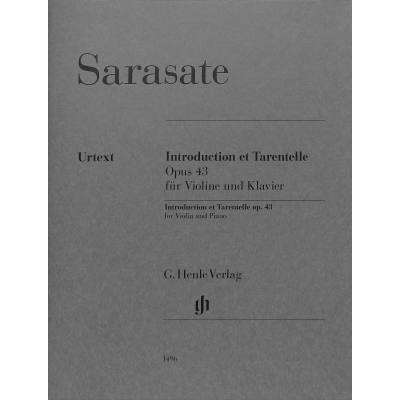 9790201814964 - Sarasate Pablo de - Introduction et Tarentelle op 43 für Violine und Klavier Kartoniert (TB)