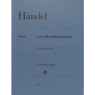 9790201814971 - Händel Georg Friedrich - Sechs Blockflötensonaten Kartoniert (TB)