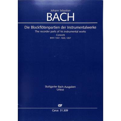 9790007242701 - Die Blockflötenpartiten der Instrumentalwerke 9790007242701 - Die Blockflötenpartiten der Instrumentalwerke