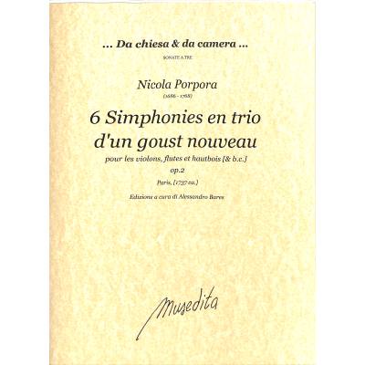 9790520173575 - 6 Simphonies en trio dun goust nouveau op 2