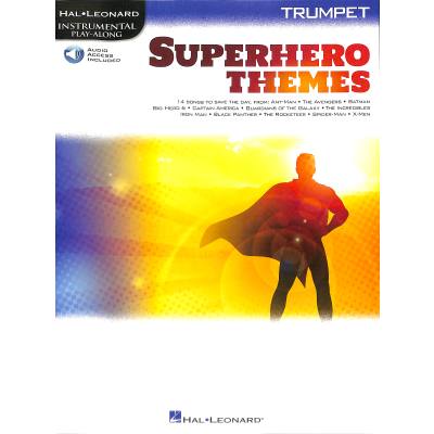 0840126955224 - Noten Superhero Themes Instrumental Play-Along for trumpet HL363199