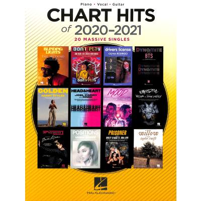 0840126960518 - Noten Chart hits of 2020-2021 HL 364893 Piano Vocal Gitarre