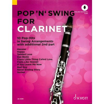 9783795799250 - Noten Pop n Swing For Clarinet ED 23395 incl Audio-download Code