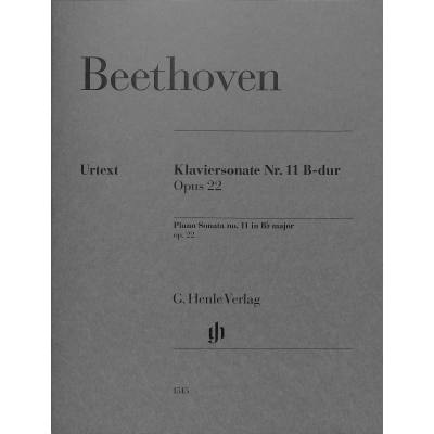 9790201815152 - Beethoven Ludwig van - Klaviersonate Nr 11 B-dur op 22 Kartoniert (TB)