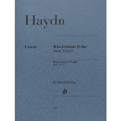 9790201815336 - Haydn Joseph - Klaviersonate D-dur Hob XVI37 Kartoniert (TB)