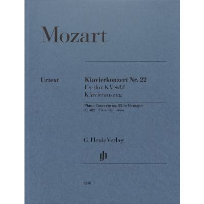 9790201812403 - Wolfgang Amadeus Mozart - Klavierkonzert Nr 22 Es-dur KV 482 Kartoniert (TB)