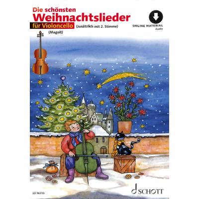 9783795724818 - Noten Die schönsten Weihnachtslieder für 1 - 2 Violoncello ED 9631D