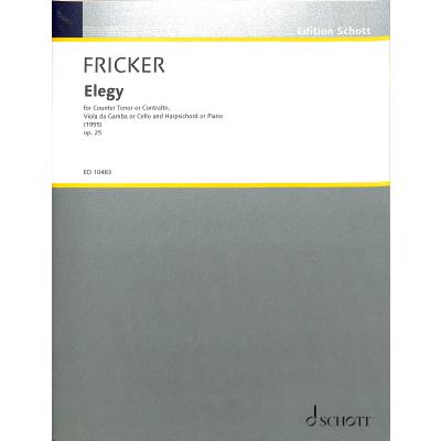 9790220132438 - Elegy op 25 9790220132438 - Elegy op 25