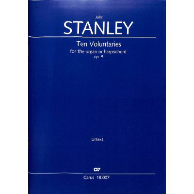 9790007187552 - Ten voluntaries for the organ or harpsichord - John Stanley Taschenbuch