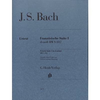 9790201816715 - Bach Johann Sebastian - Französische Suite I d-moll BWV 812 Kartoniert (TB)