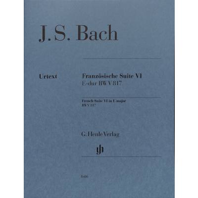 9790201816067 - Bach Johann Sebastian - Französische Suite VI E-dur BWV 817 Kartoniert (TB)