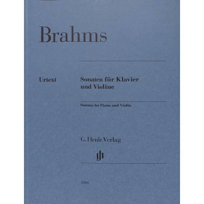 9790201815664 - G Henle Urtext-Ausgabe   Johannes Brahms - Violinsonaten Kartoniert (TB)