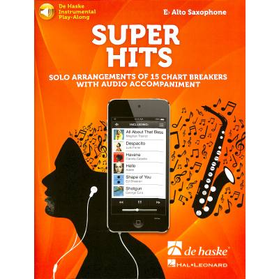 9789043155984 - Noten Super Hits for Alto Saxophone incl audio-downloadcode DHP 1215998-404