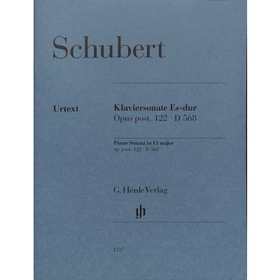 9790201815572 - G Henle Urtext-Ausgabe   Franz Schubert - Klaviersonate Es-dur op post 122 D 568 Kartoniert (TB)