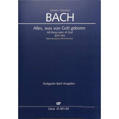 9790007295042 - Alles was Gott geboren (Klavierauszug) - Johann Sebastian Bach Taschenbuch