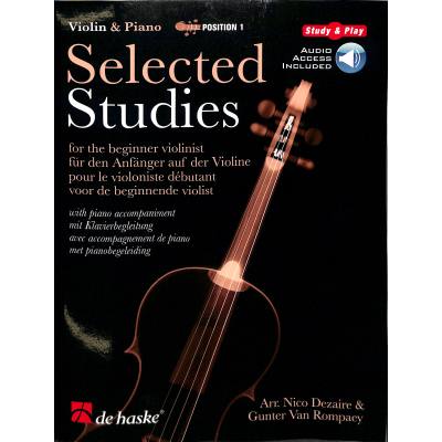 9789043164481 - Selected Studies für Violine u Klavier m Audio Tracks online Geheftet