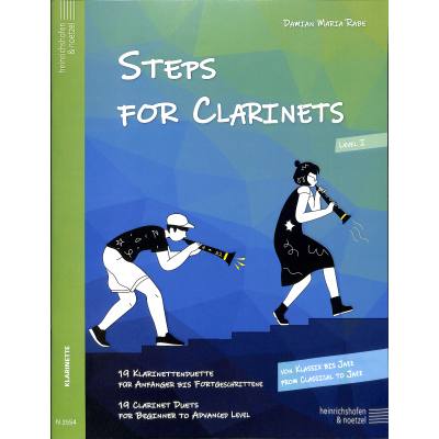 9790204425549 - Steps for Clarinets - Damian Maria Rabe Geheftet