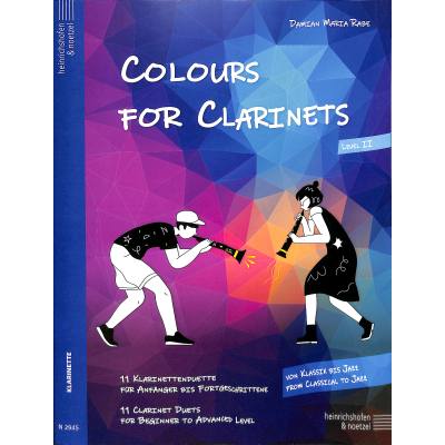 9790204429455 - Colours for Clarinets - Damian Maria Rabe Geheftet