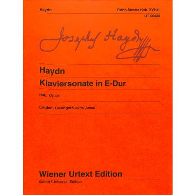 0800522003677 - Sonate E-Dur Hob 16 31