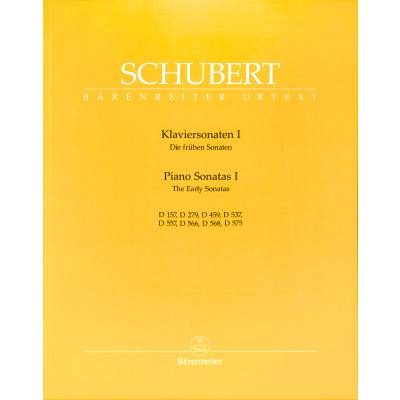 9790006575350 - Klaviersonaten I -Die frühen Sonaten- - Franz Schubert Kartoniert (TB)