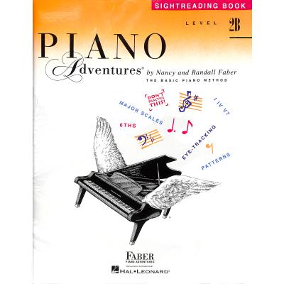 0884088887254 - Piano Adventures 2b sightreading book