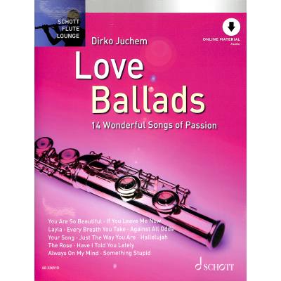 9783795728038 - Schott Flute Lounge   Love Ballads Kartoniert (TB)