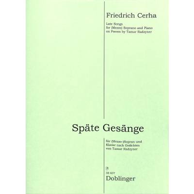 9790012207481 - Späte Gesänge