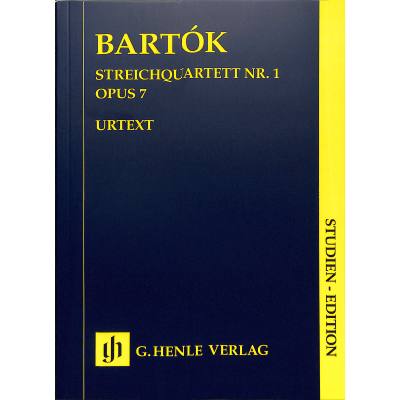 9790201874210 - Bartók Béla - Streichquartett Nr 1 op 7 Kartoniert (TB)